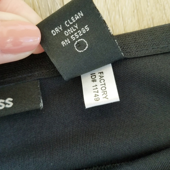 Express Vintage Asymmetrical Black Pull-on Midi Skirt EUC Fairy Whimsical Goth - Picture 5 of 10